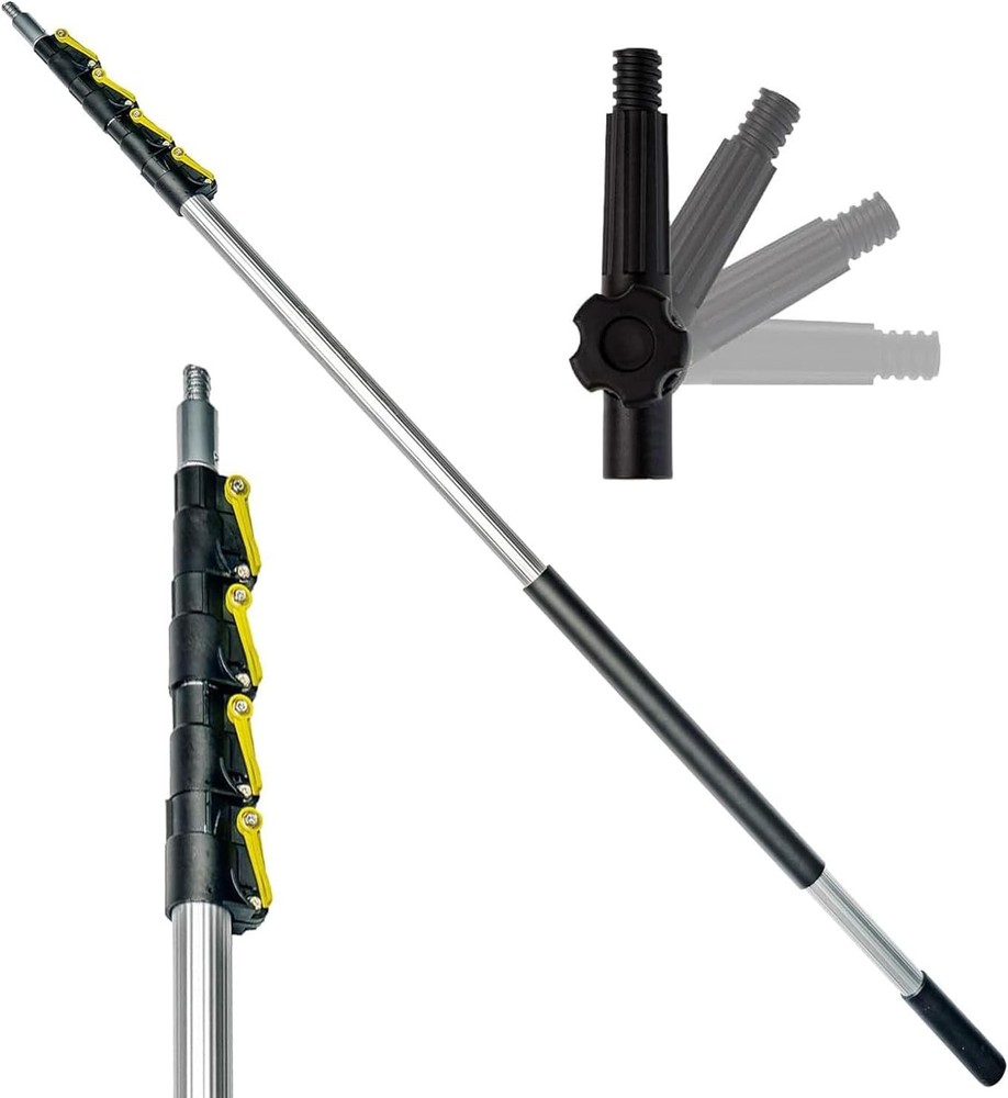 DOCA Telescoping Pole 6- - Extens Pole for Cleaning, Feather Duster,