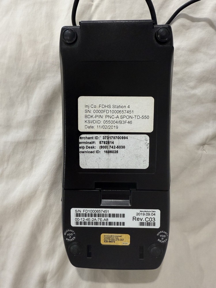 First Data FD130 Credit Card Terminal