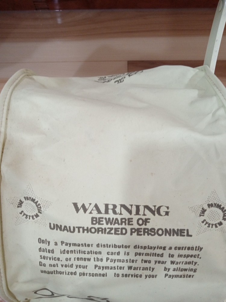 Paymaster Series S-1000 Check Writer With Key And Cover