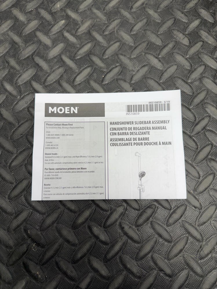 Moen 3670EPBN Multi-Function Hand Shower Package,Brushed Nickel *NEW*