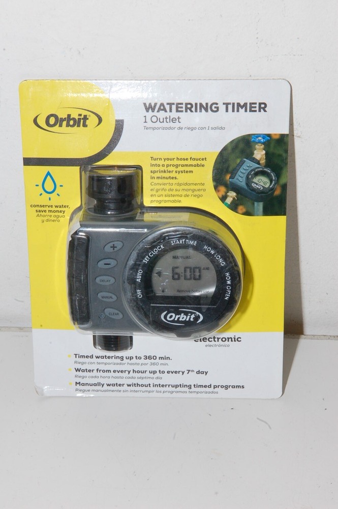 Orbit Conserve Digital Water Timer 1 Outlet - NEW Programmable