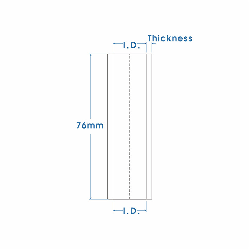 76MM Length Silicone Reducer Hose Coupling Connector Pipe Rubber Joiner Coupler