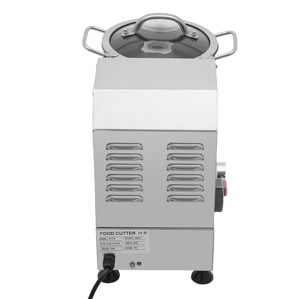 6L Vegetable Cutter Commercial Food Processor Multi-functional Vegetable Chopper