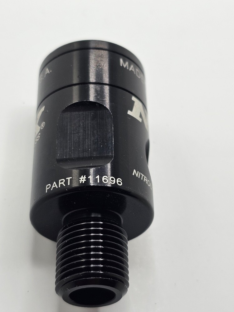 Nitrous Express 11696 Black 5/8" Thread Motorcycle Bottle Valve