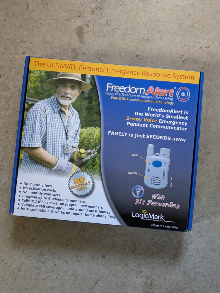 LogicMark Freedom Alert Fall Emergency System Model #35511