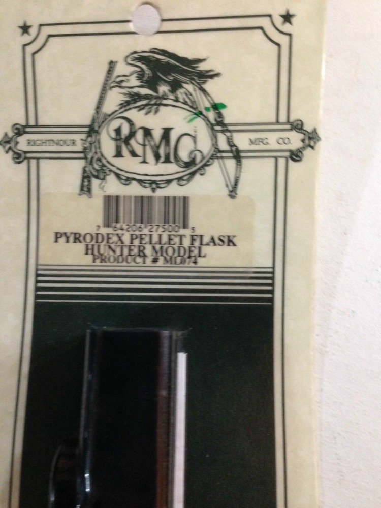 RMC Pyrodex Pellet Flask Hunter Model #ML074
