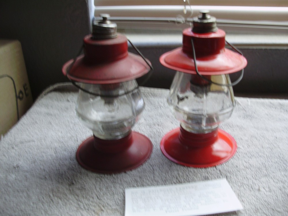 5" "STOUGH" BATTERY LANTERNS 2 EACH