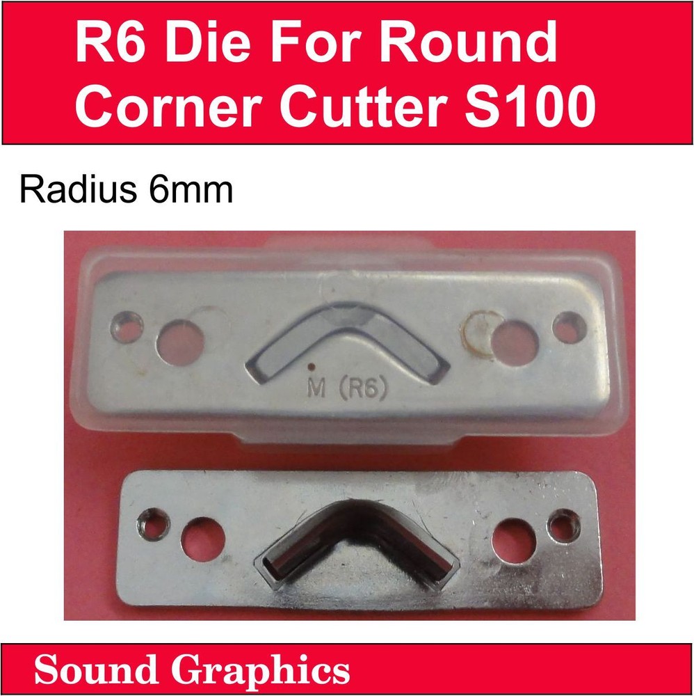 R6 Replacement Die For Round Corner Cutter S100