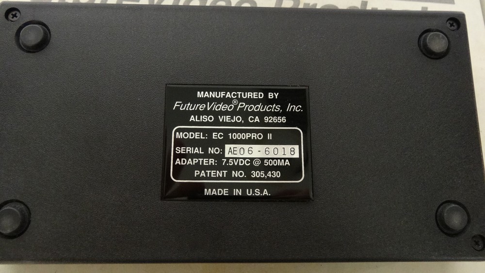 Future Video FutureVideo Video Editing Controller EC 1000PR0 MKII