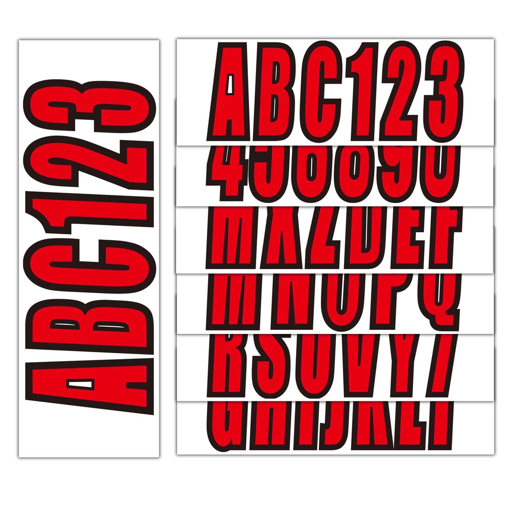 Boat Registration number Alpha-Numeric Registration Identification Sticker Decal