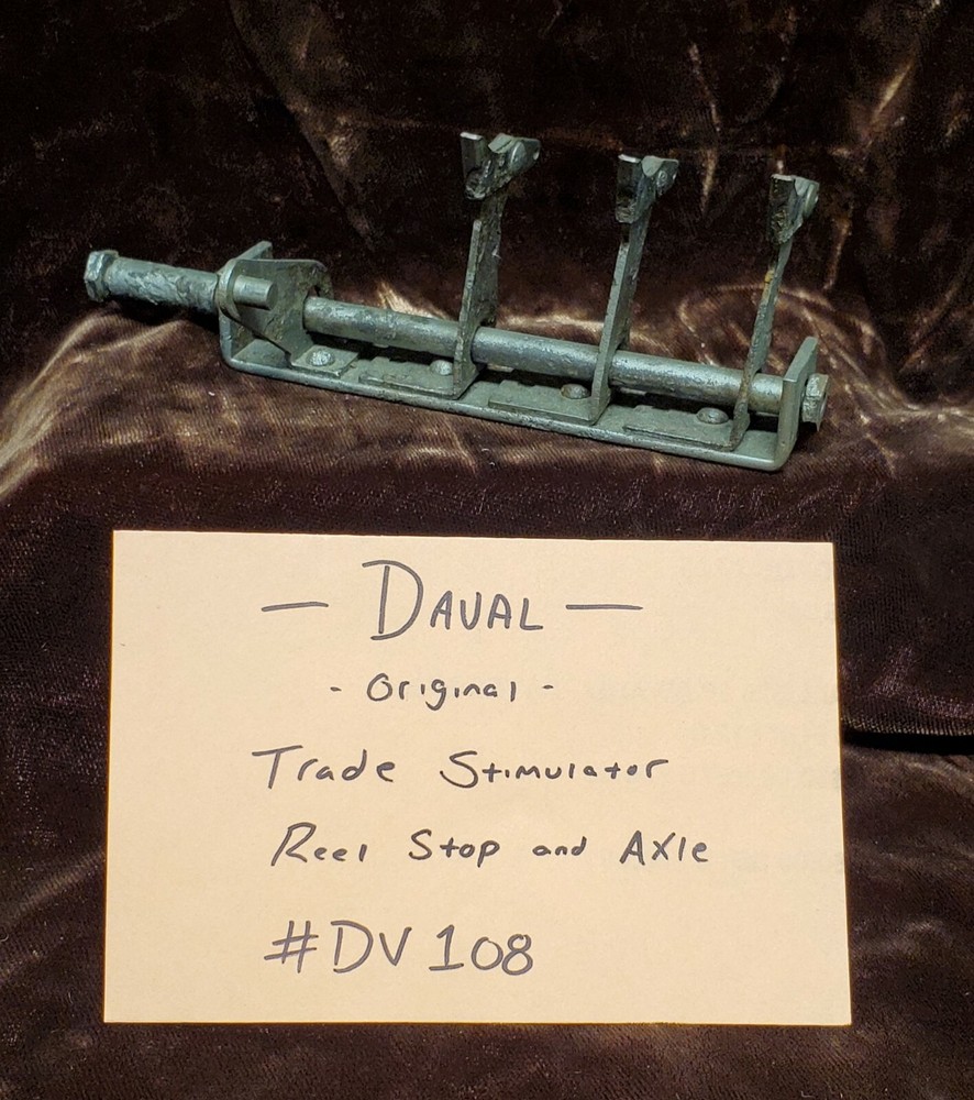 ORIGINAL DAVAL TRADE STIMULATOR REEL STOP & AXLE ORIGINAL #DV108
