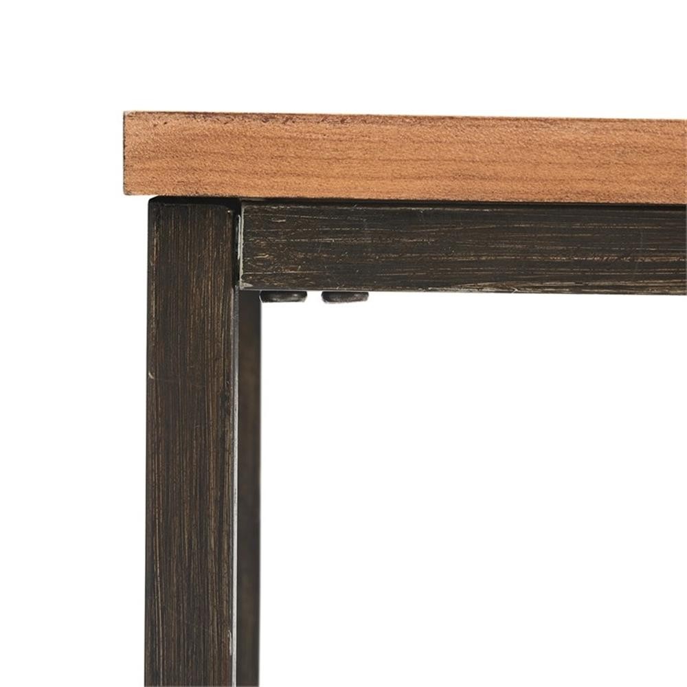 ClickDecor Nolan 2-Tier Console Table Brown