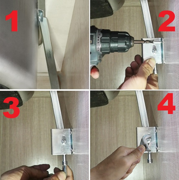 Undermount Sink Brackets Repair Kit Quick Easy Installation Fallen Sink Support