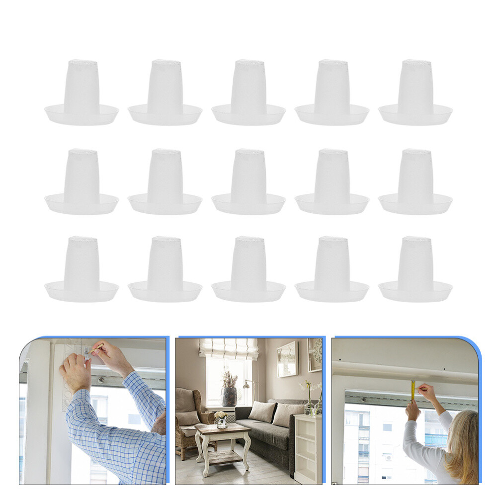 40Pcs Blinds Accessory Window Blinds Components Rail Button Plugs