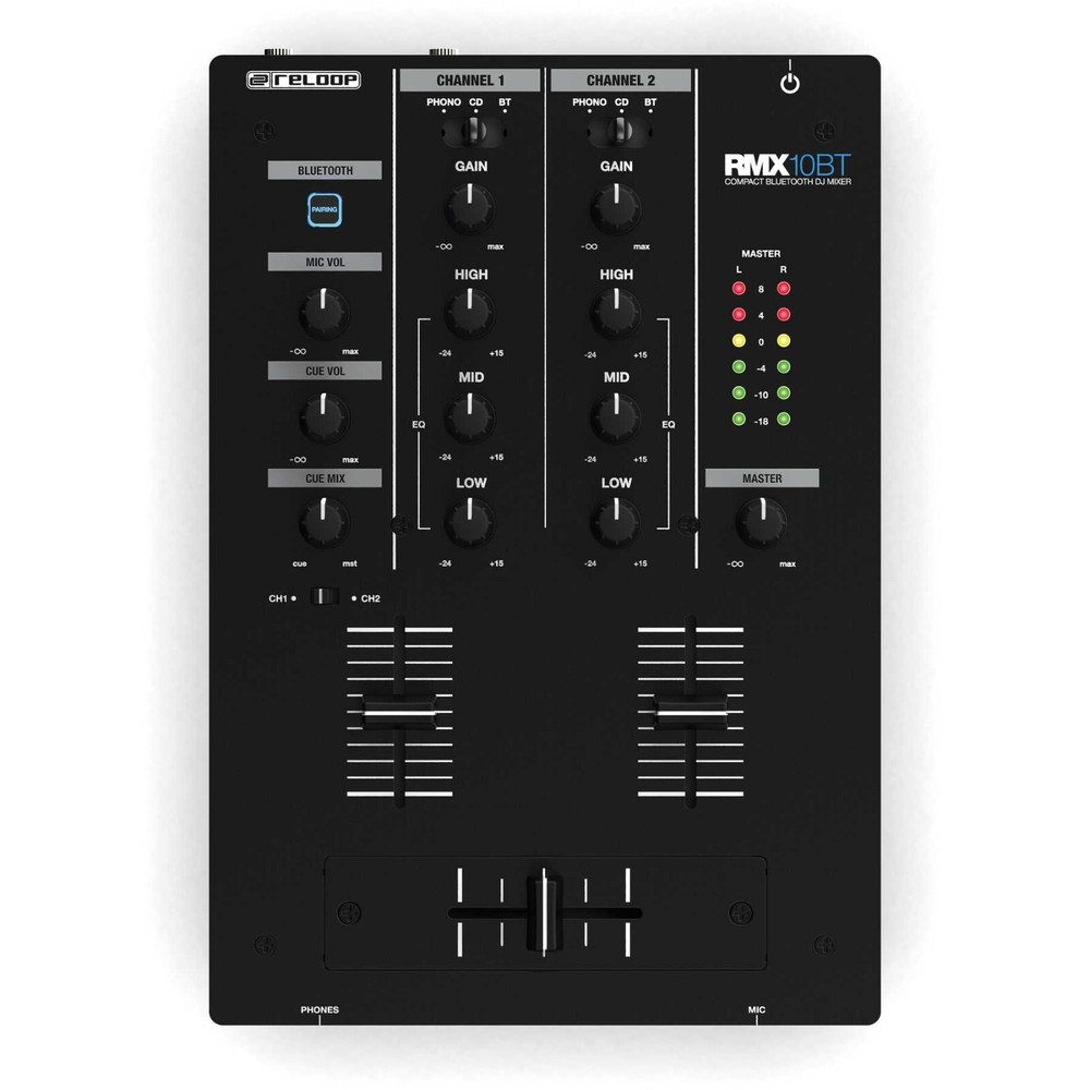 Reloop RMX-10BT Compact Bluetooth DJ Mixer