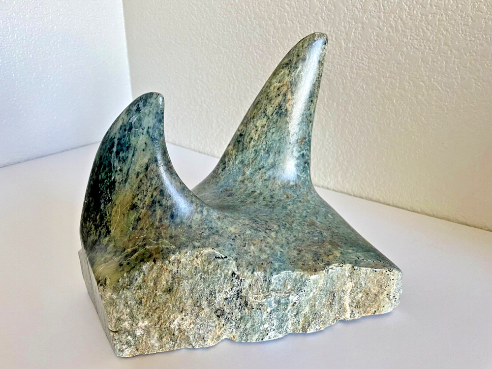 AMAZING STONE SHARK SCULPTURE