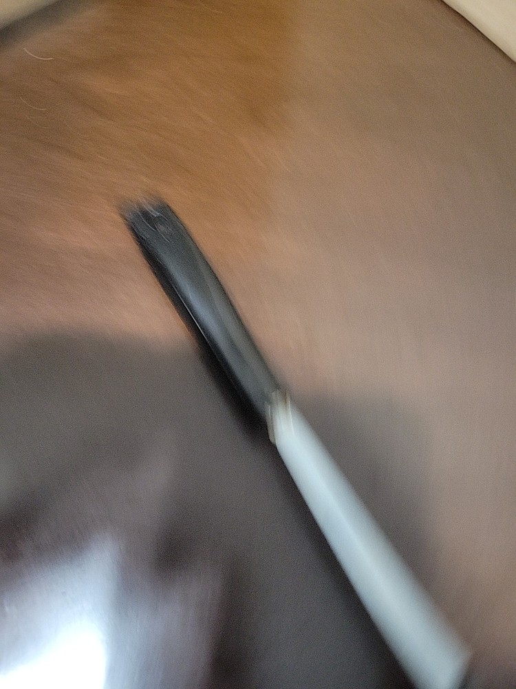 Vintage Ekco Black Nylon Solid Serving Spoon Plastic Handle