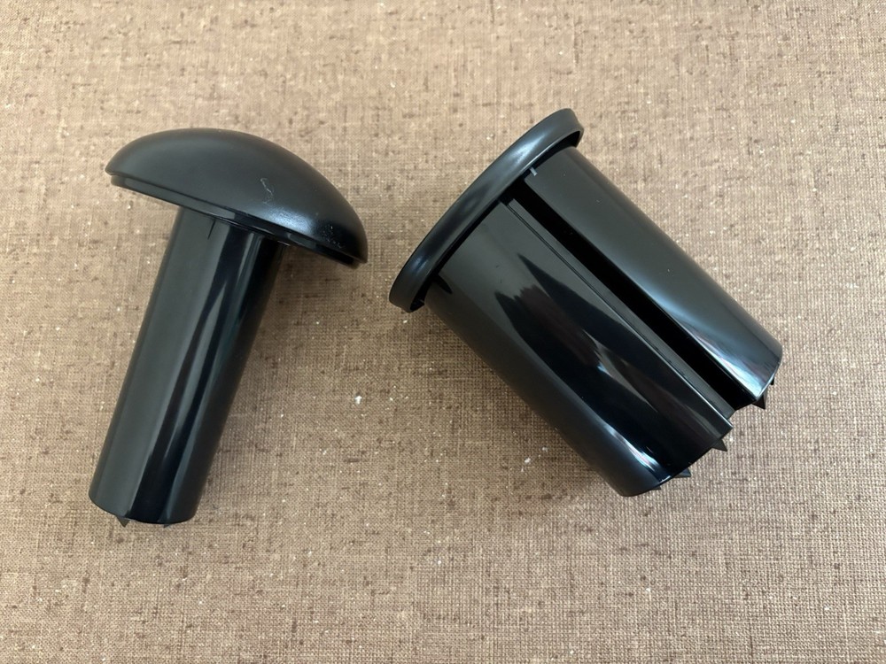 Magic Veggie Bullet VB-101 Outer & Inner Pusher Replacement Part Black