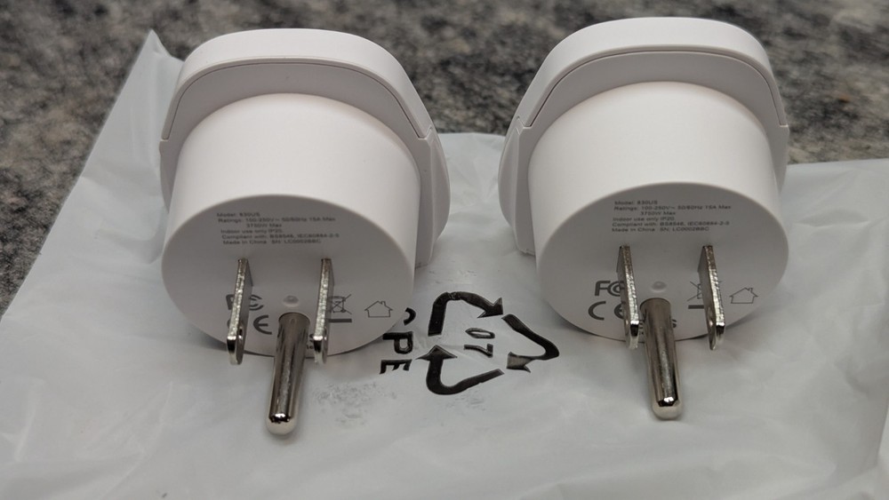 🔥New 2 Pack🔥 Lencent 830US World to US Plug Adapter