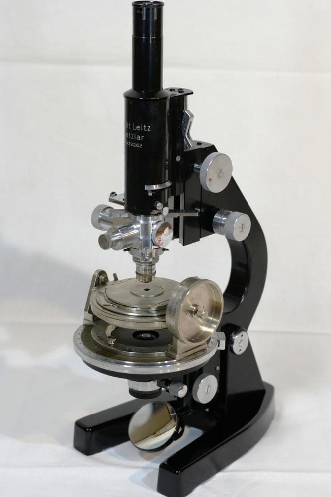 Antique Leitz Universal Rotating Stage UT2 Reflected Light Polarizing SN3201