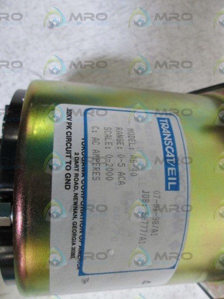 EIL 0-2000 AC AMPS PANEL METER AB-40 NSNP