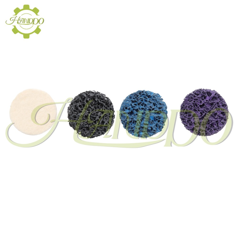 104PC 2" Roll Lock Sanding Discs Die Grinder Quick Change Disc Set W/ 1/4 Holder