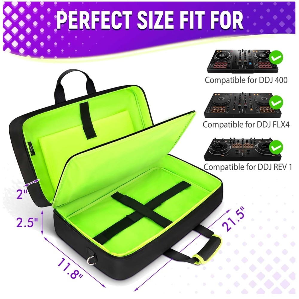 DDJ FLX-4 DJ Controller Bag with Shoulder Strap