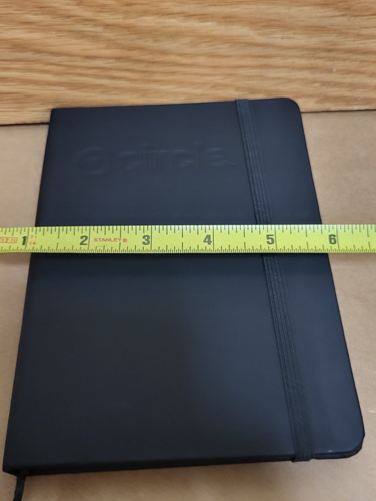 Target Circle Black Notepad NEW