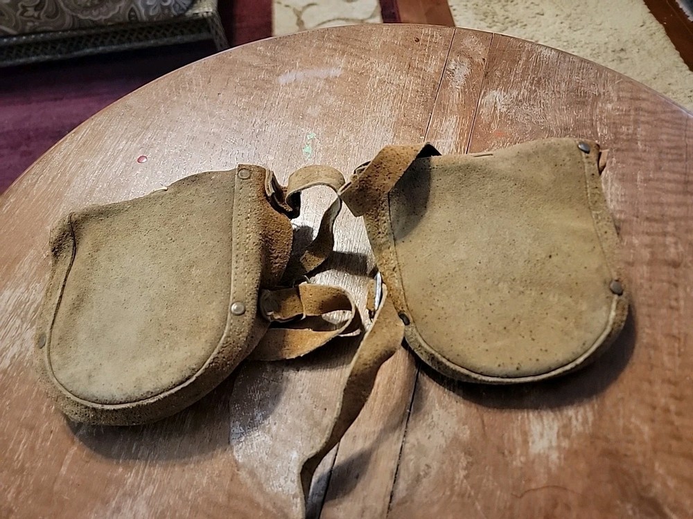 Vintage Leather Knee Pads