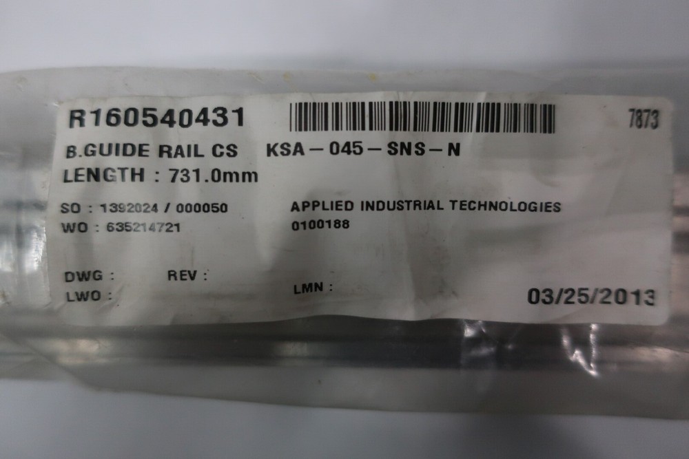 Rexroth KSA-045-SNS-N Linear Guide 731mm