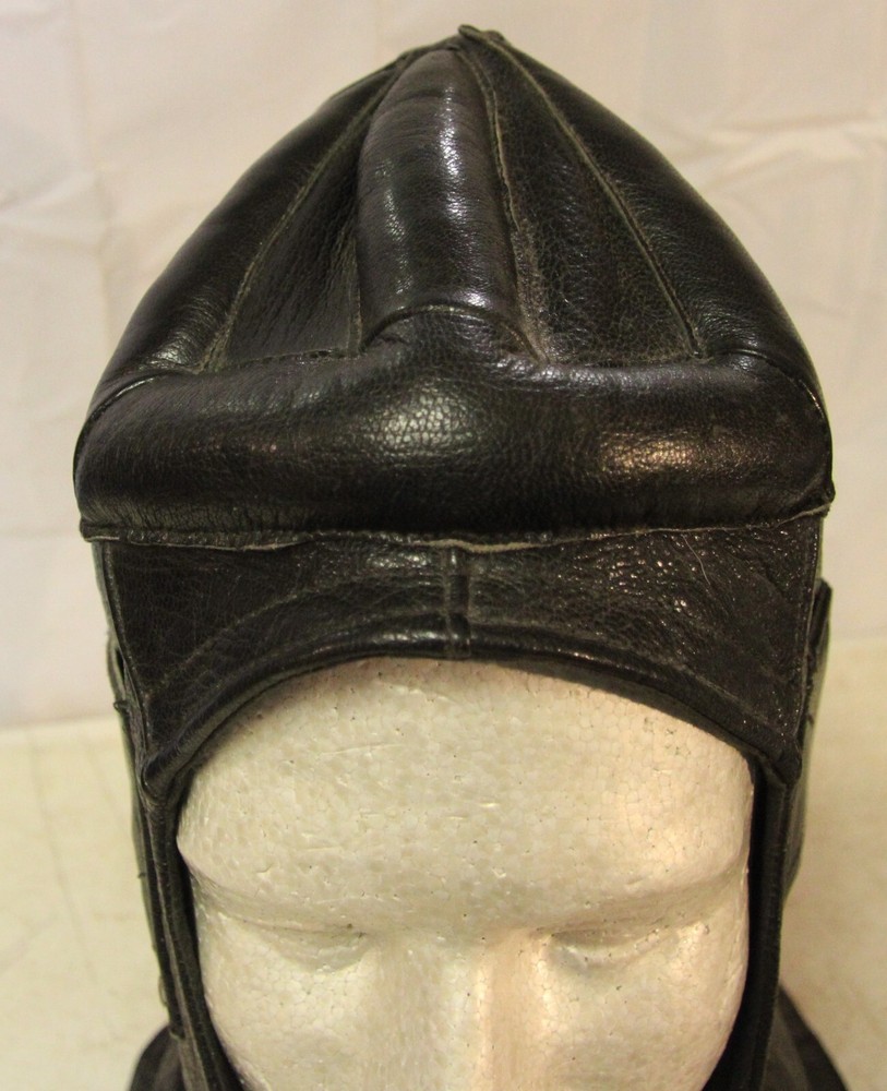 WWII British? leather pilot flight helmet Great condition