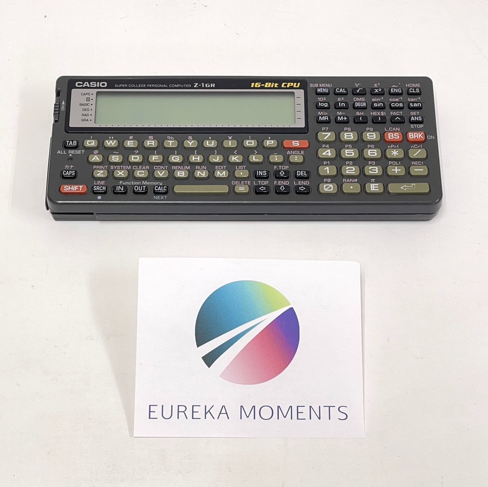 CASIO Z-1GR 16-bit CPU Calculator Pocket Computer Used