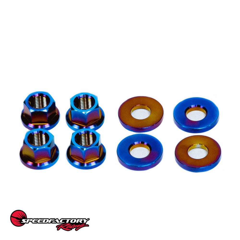 SpeedFactory Burnt Titanium Front Upper Control Arm Hardware Kit EF/DA/EG/DC