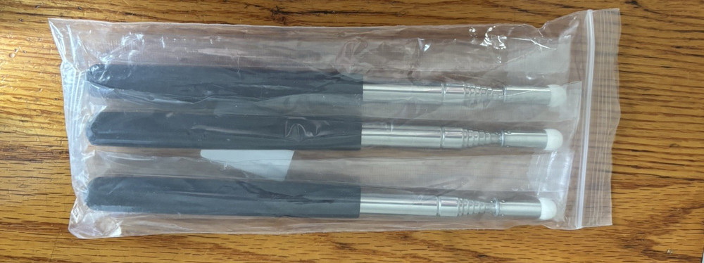 THREE NEW Telescopic Retractable Pointers