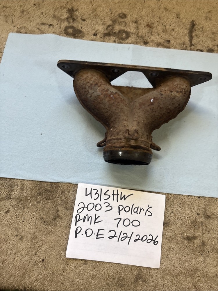 2003 Polaris RMK 700 exhaust header pipe manifold 431