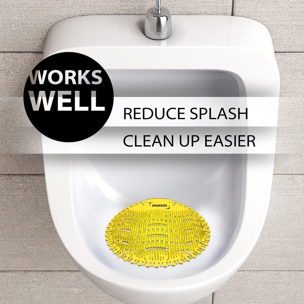Urinal Screen Deodorizer (36 Pack) - Urinal Cakes - Fresh 3d Wave Anti-Splash...