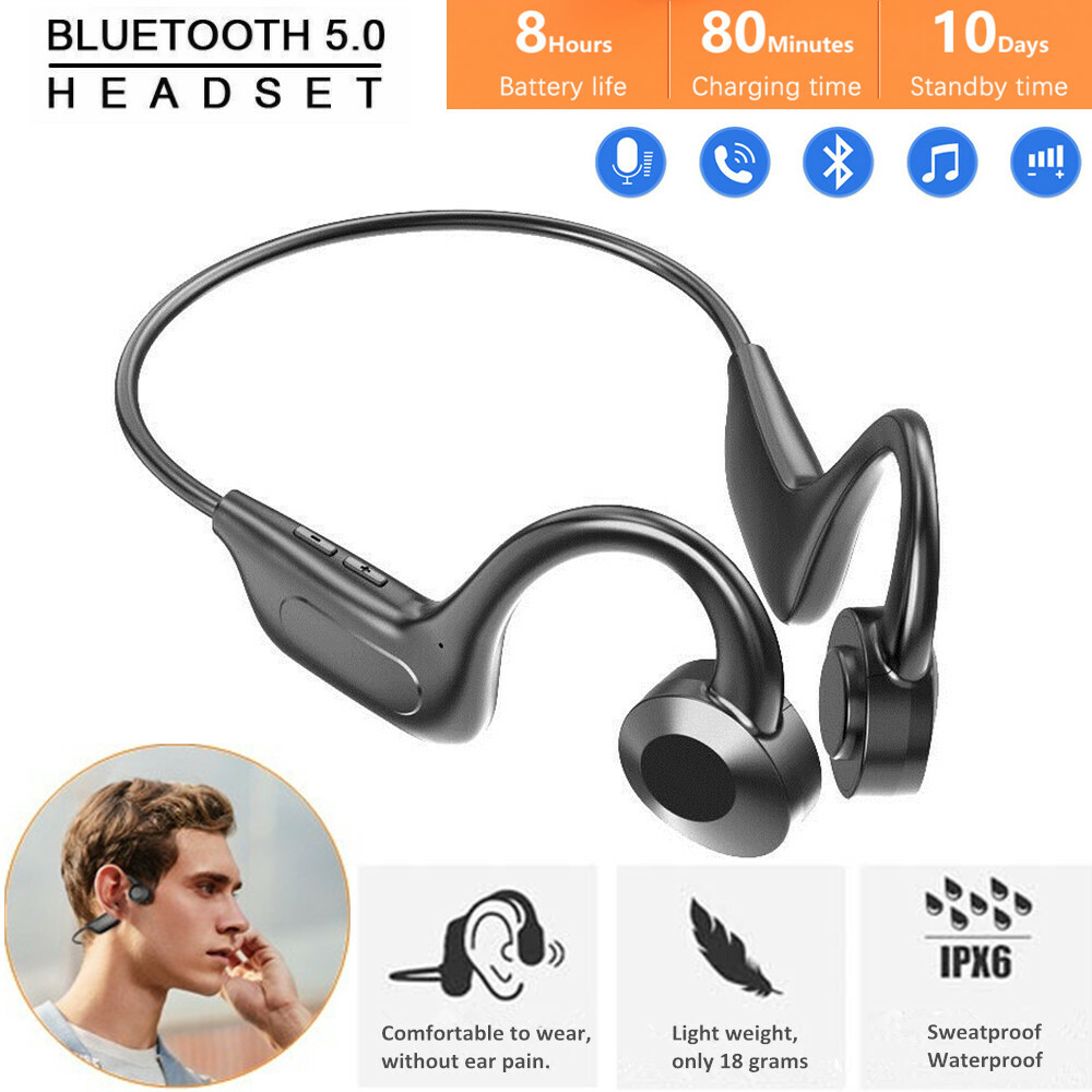 For iPhone16/15 Android Bluetooth Wireless Headset Headphone Open-Ear Conduction