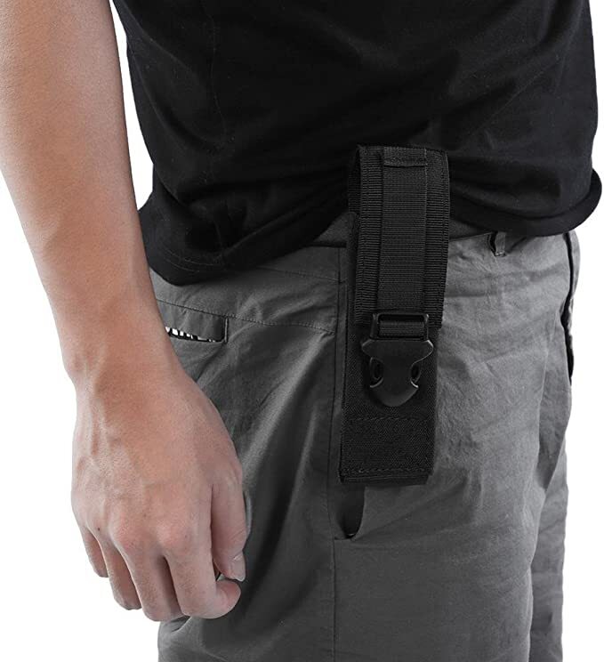 Tactical Molle Flashlight Pouch Holster Case Belt Bag Mini Tool Pouch Accessory