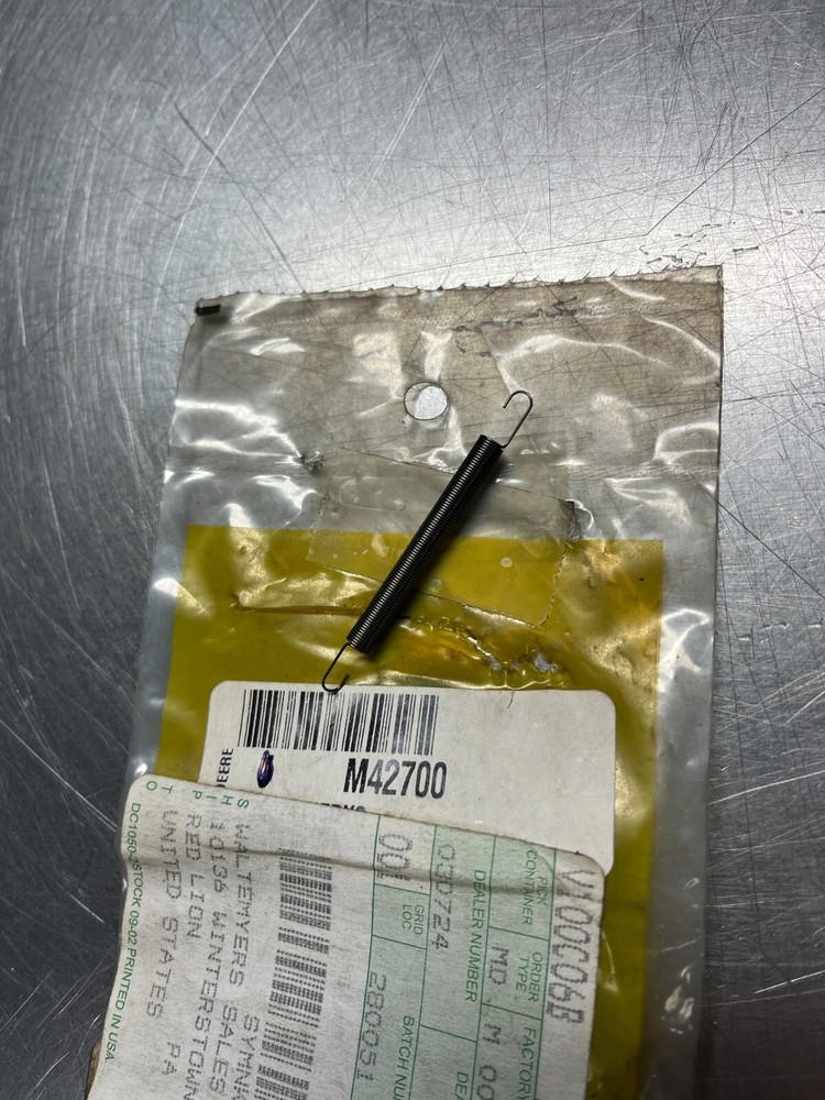 M42700 Genuine OEM John Deere SPRING