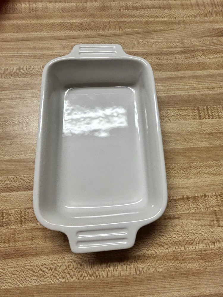 Le Creuset Stoneware Small Rectangular Baker, White