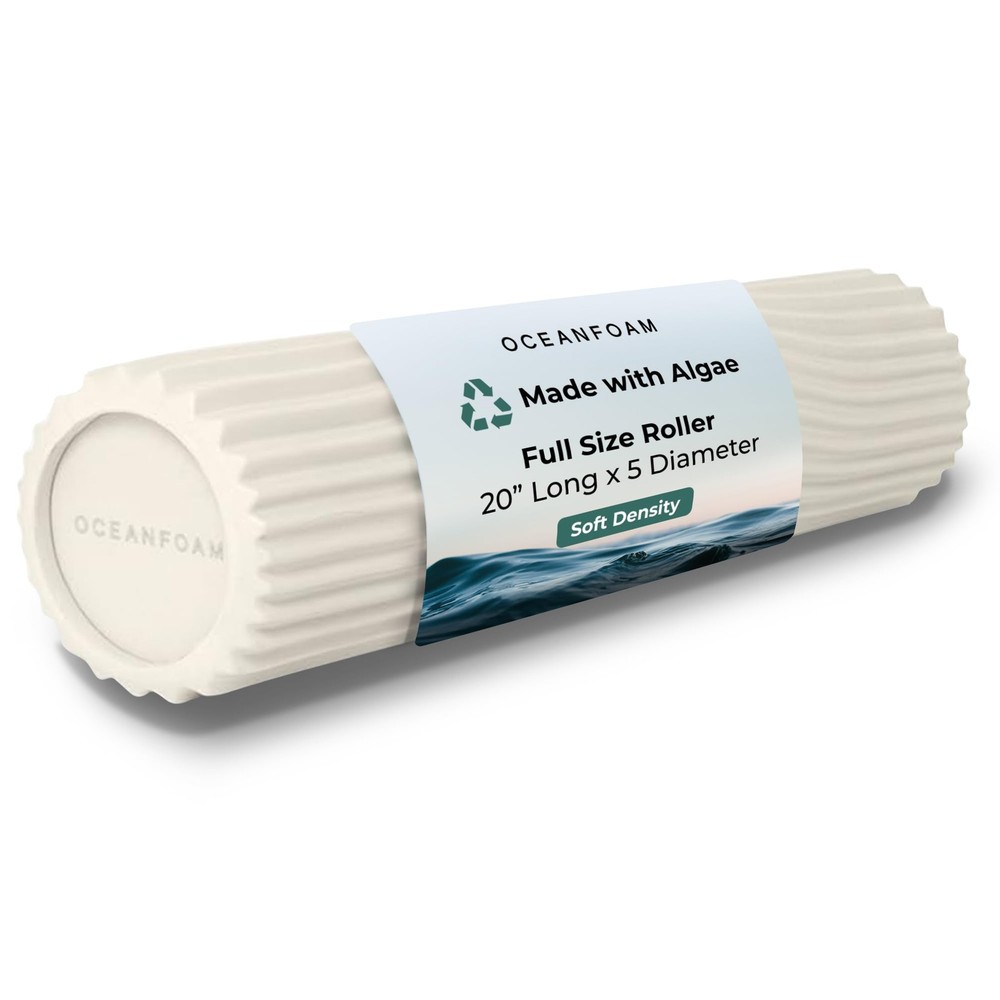 Oceanfoam Soft Tidal Roller (Natural) - Low Density Foam Roller for Physical ...