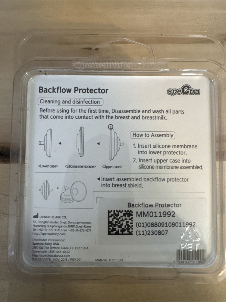 Backflow Protector Replacement for Breast Milk Pump SPECTRA MM011992