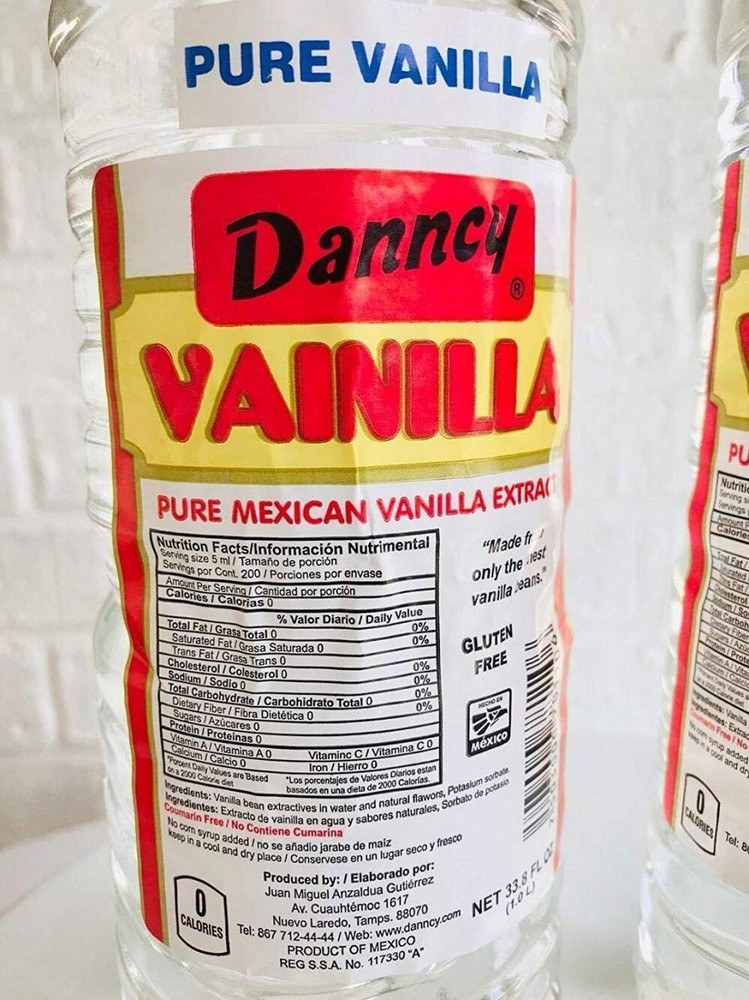 Authentic Mexican Vanilla Extract - 33oz 2 Pack - Sweet, Strong Flavor