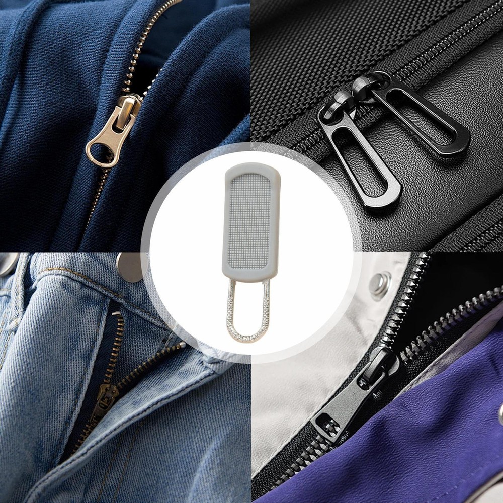 Pants Zipper Pull Replacement 20X Pants Zipper Repair Kit No Tools present