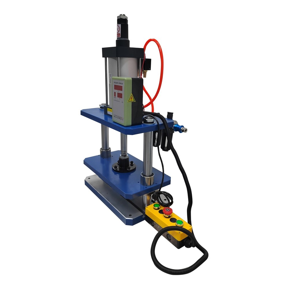 110V 1763lbs Pneumatic Punch Press Machine with Controller Double-Column 800KG