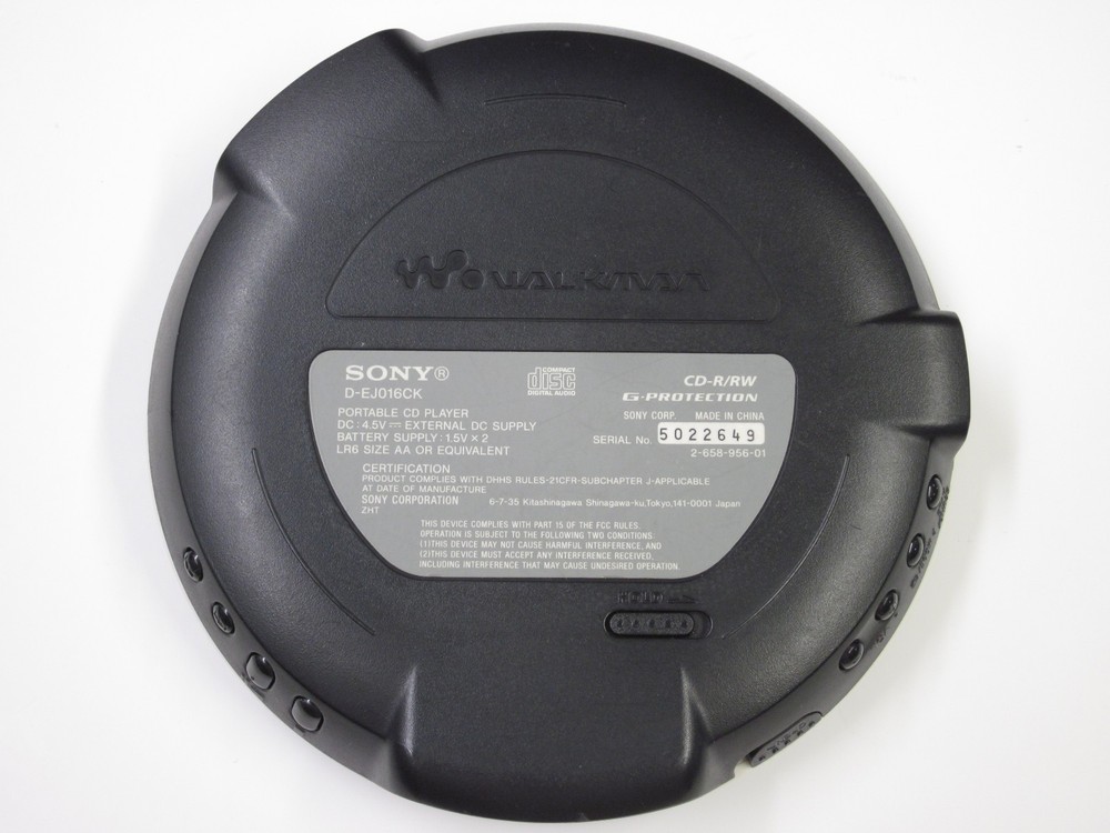 Sony Walkman D-EJ016CK CD Player