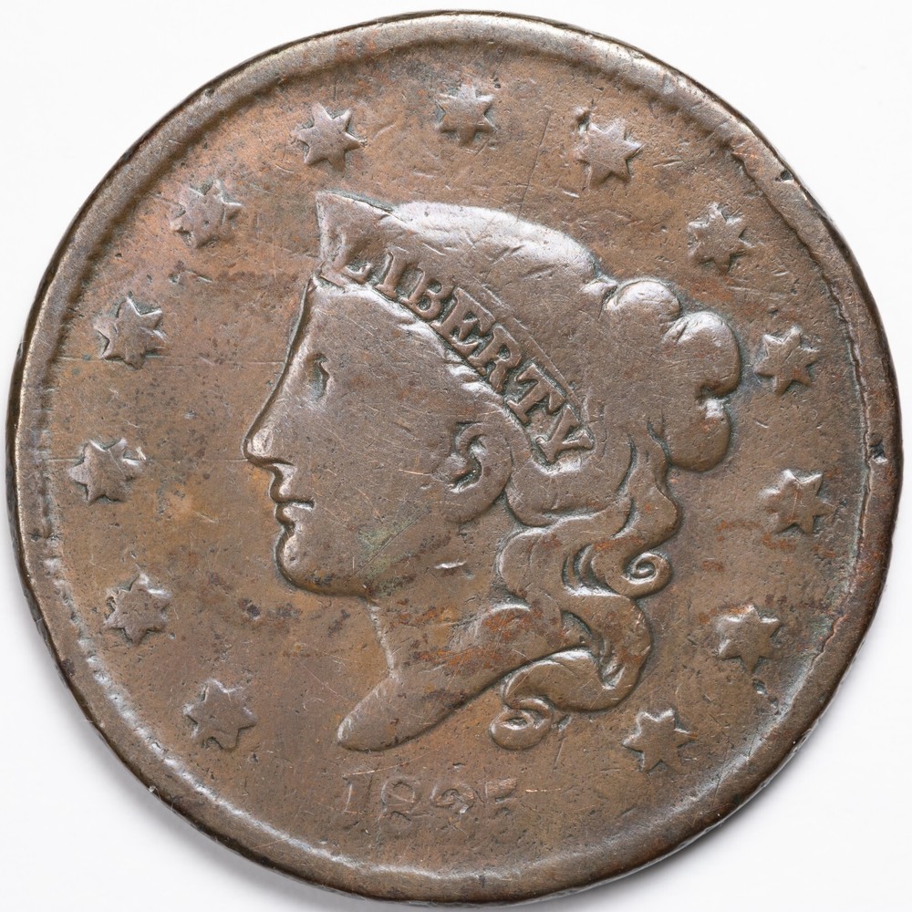 1835 Coronet Head Large Cent Very Good (VG)