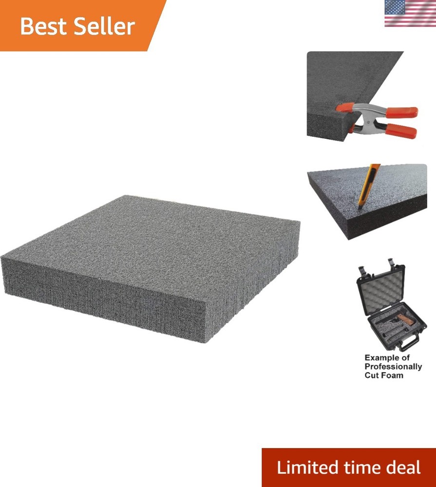 Customizable PE Polyethylene Foam 12" x 12" x 2"