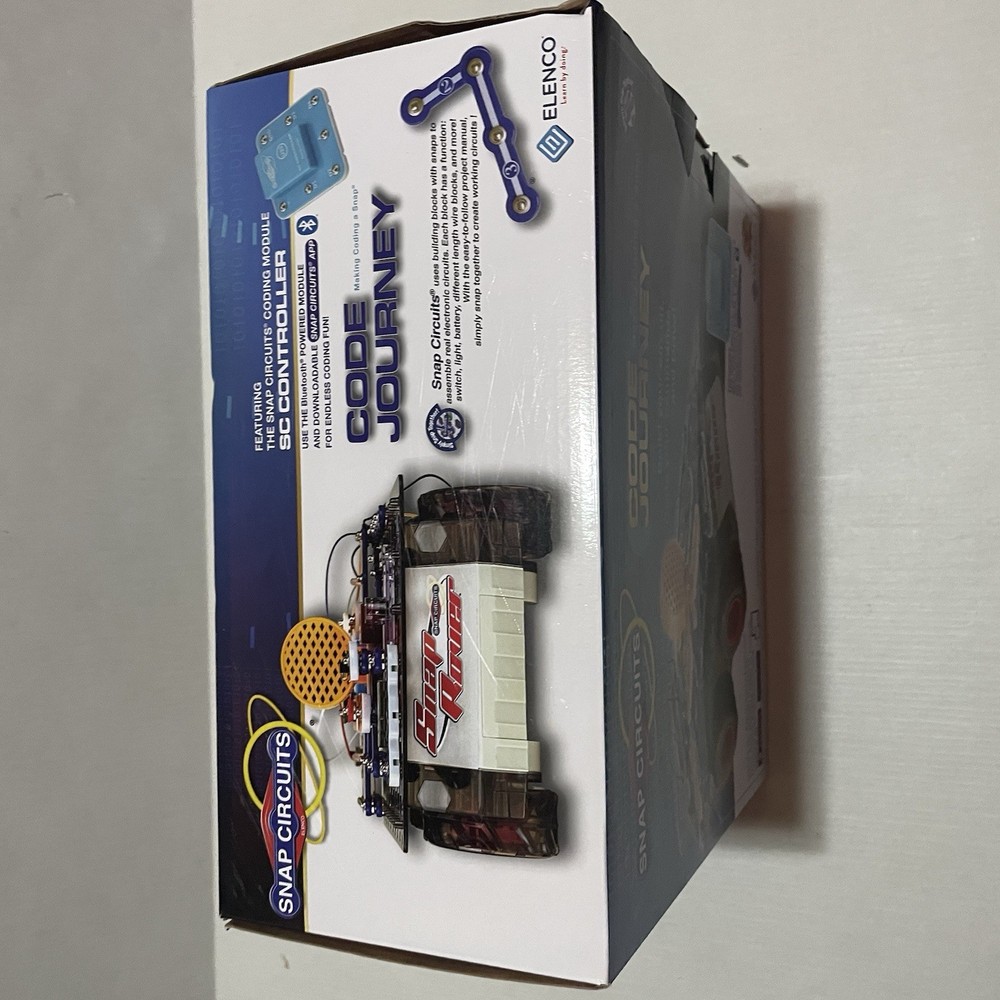 SNAP CIRCUITS SCJ404 SNAP ROVER CODING ROBOTIC CAR - LEARN CODING HAVE STEM FUN