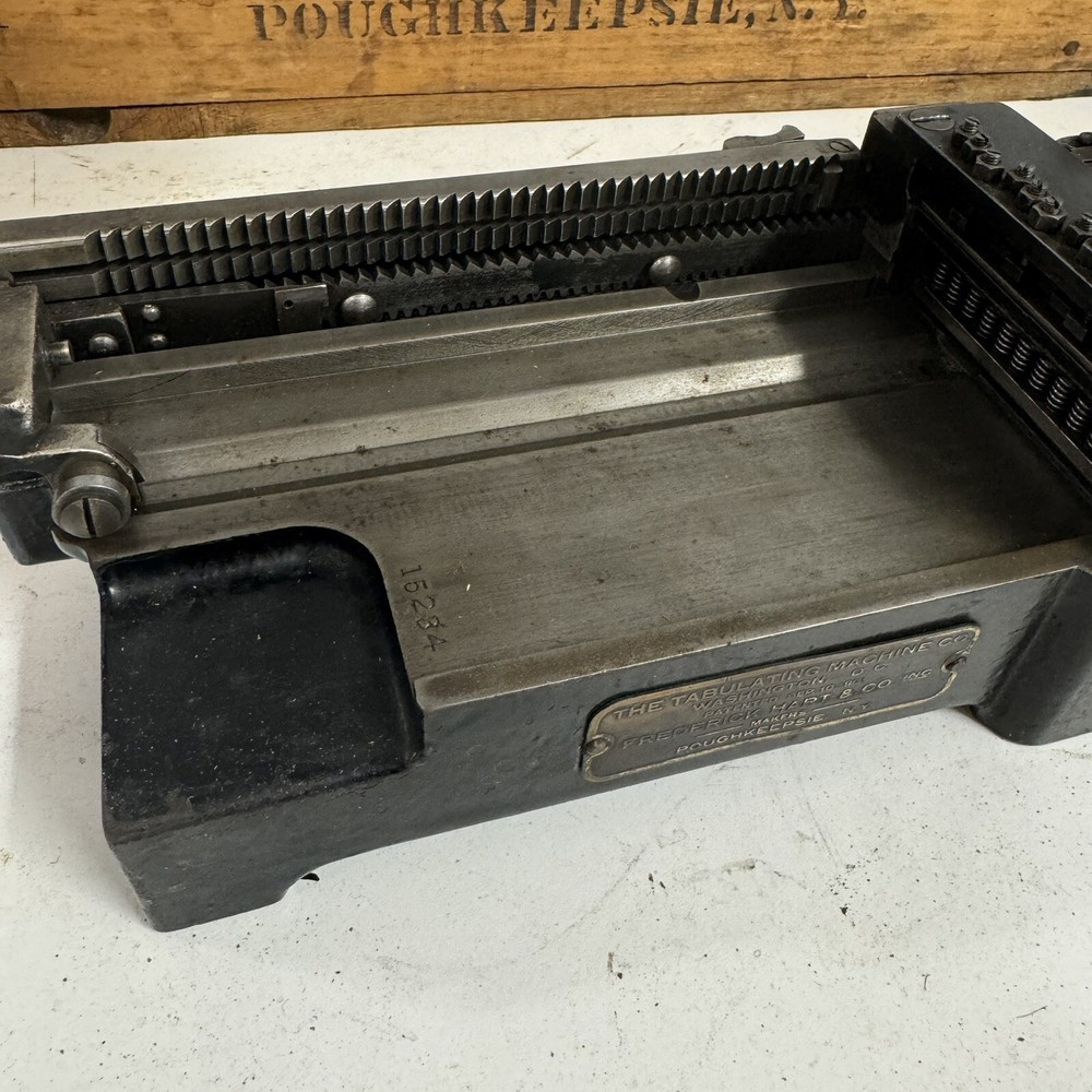 Antique Computer Tabulating Machine Co 1901 Frederick Hart & Co Herman Hollerith
